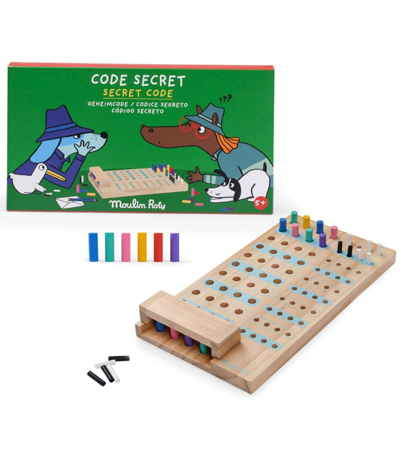 Les Loufoques Secret Code Game by Moulin Roty