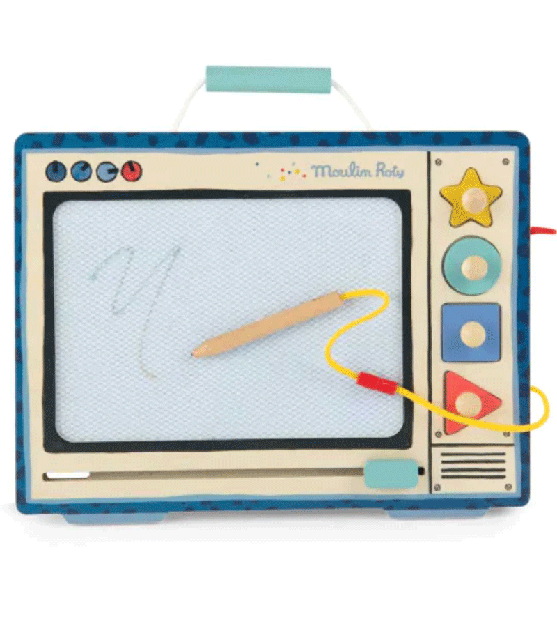 Puce & Pilou Magnetic Slate by Moulin Roty