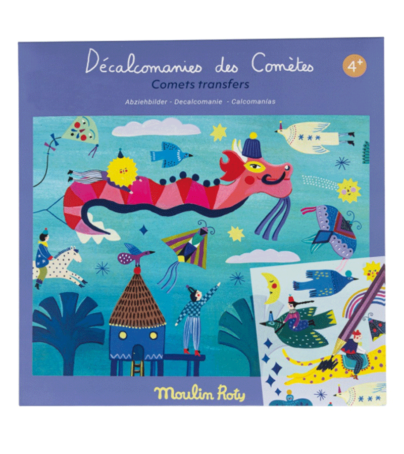 Les Comètes Filantes Comets Transfers by Moulin Roty