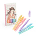 Les Rosalies 6 Pastel Felt Pens by Moulin Roty