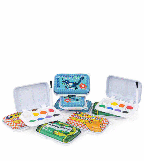 Assorted Mini Watercolour Paint Set by Moulin Roty