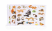 Set of 100 Sticker Nature by Moulin Roty