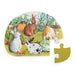 Le Jardin 4 Animal Mini Puzzles by Moulin Roty