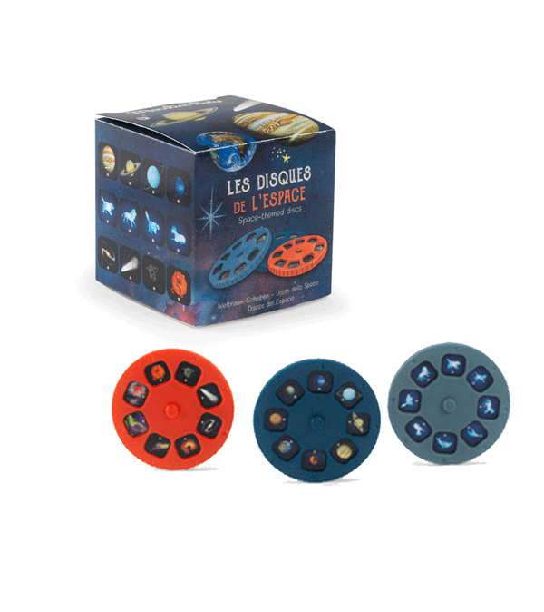 L'Explorateur Box of 3 Projector Discs for projectors by Moulin Roty