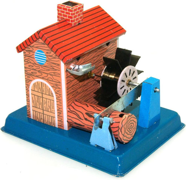 Retro Wind up Tin Mini Sawmill