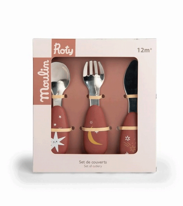 Après la Pluie Set of Cutlery by Moulin Roty