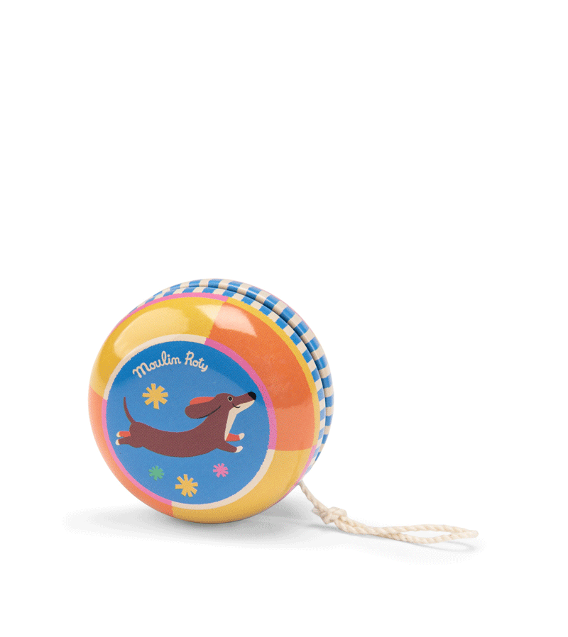Sausage Dog Tin Yoyo by Moulin Roty