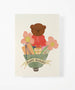 Birthday Bear Wheelbarrow Greeting Card by Bear Days