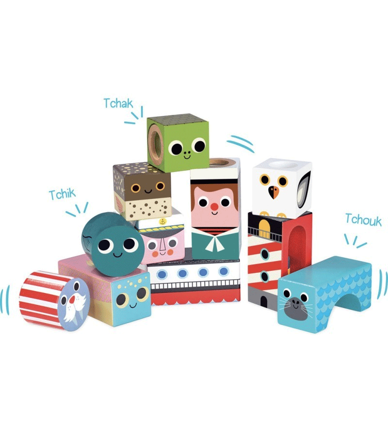 Sea Musical Blocks by Ingela P Arrhenius & Vilac