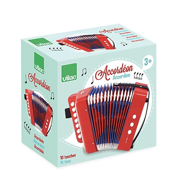 Polka Dot Accordion by Vilac