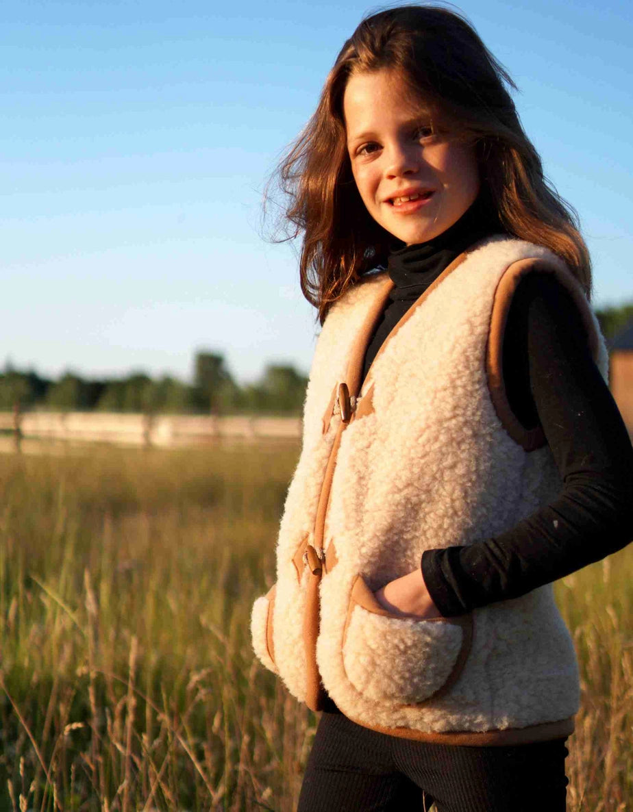 Macchiato 100% Merino Wool Bodywarmer by We are Woolens