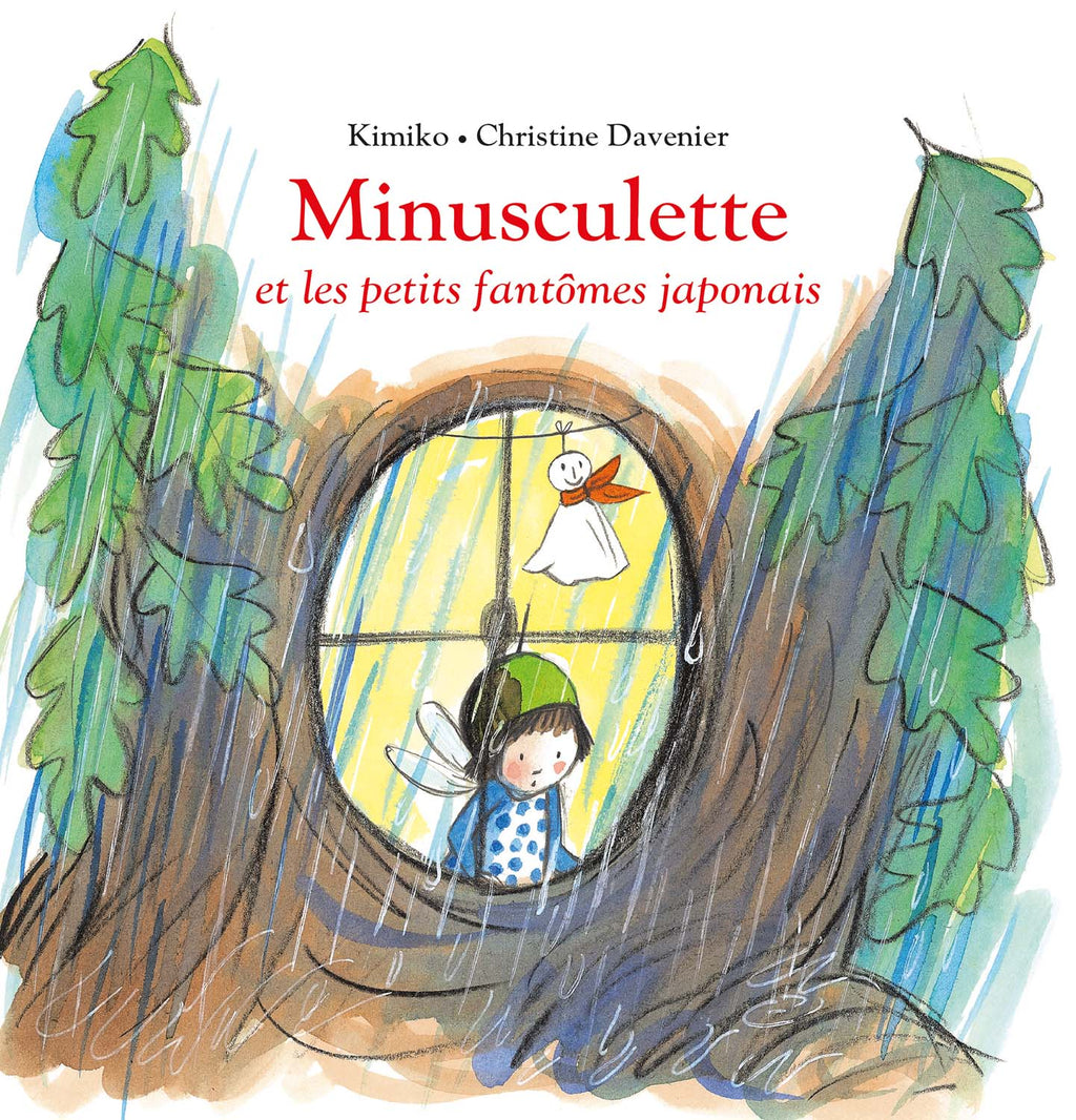 French Book Minusculette et Les Petits Fantômes Japonais by Kimiko Christine Davenier