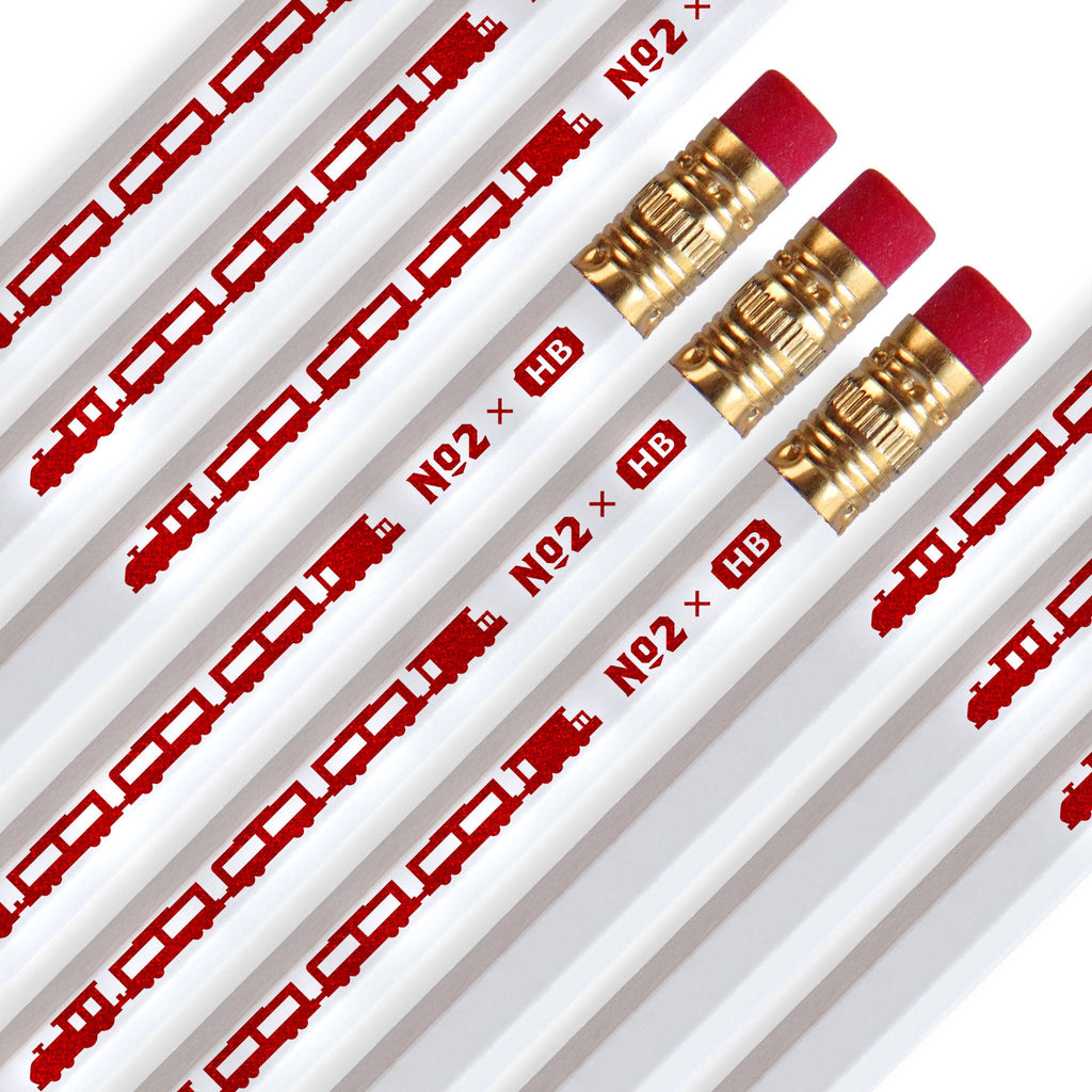 Set of 3 Engine Driver Train Pencil by Odd Goose Stationary
