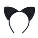 Black Cat Ears Aliceband