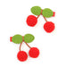 Pom Pom Cherry Hair Clip Set by Molly & Rose