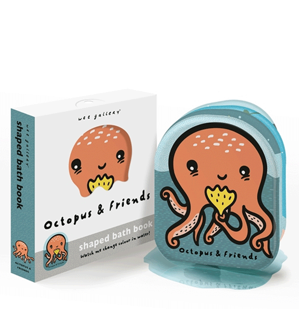 Octopus and Friends Bath Book by wee gallery