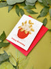 Strawberry Vase Birthday Card