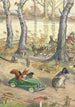Molly Brett Woodland Traffic Greetings Card by Porch Fairies