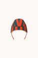 Red Stripe Chapka Hat by Tinycottons