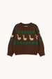 Green Geese Cacao Sweater by Tinycottons