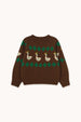 Green Geese Cacao Sweater by Tinycottons