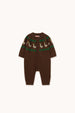 Green Geese Cacao Knitted Onepiece by Tinycottons