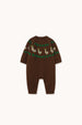 Green Geese Cacao Knitted Onepiece by Tinycottons