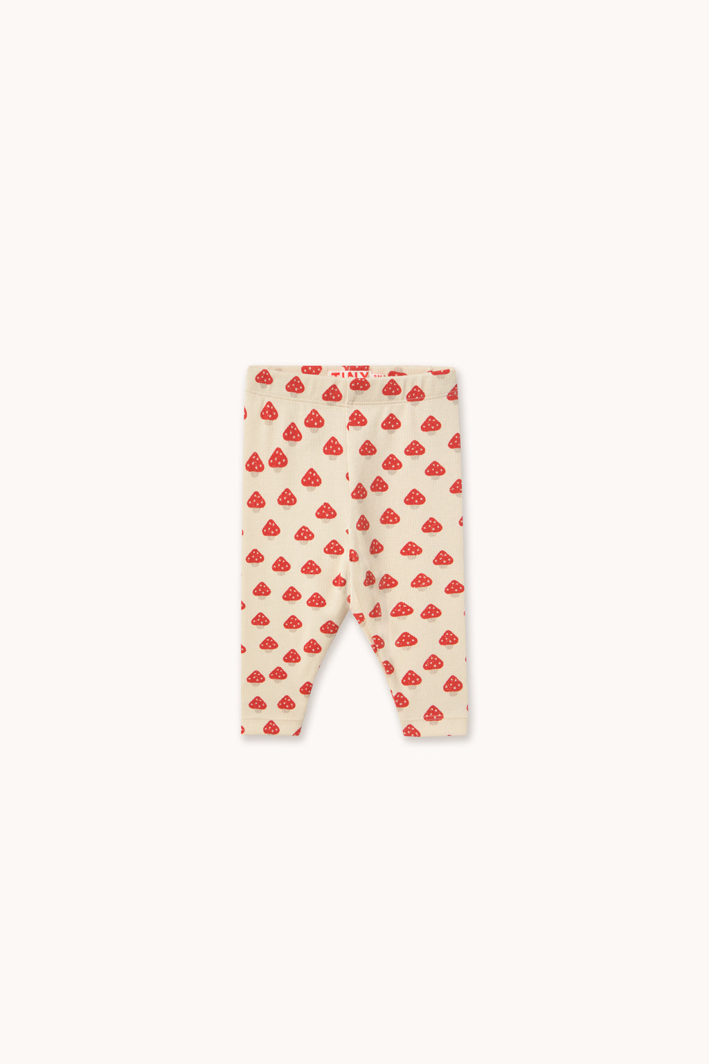 Mini Mushroom Rib Leggings by Tinycottons
