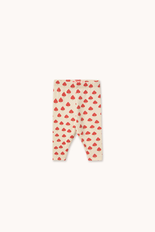 Mini Mushroom Rib Leggings by Tinycottons
