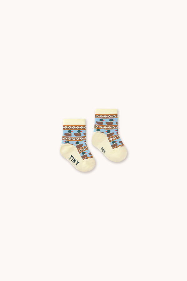 Tiny Ducks Baby Socks by Tinycottons