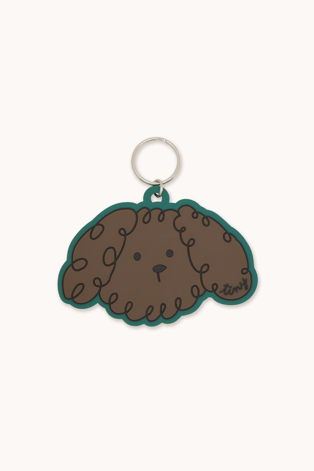 Fluffy Dog Key Ring by Tinycottons