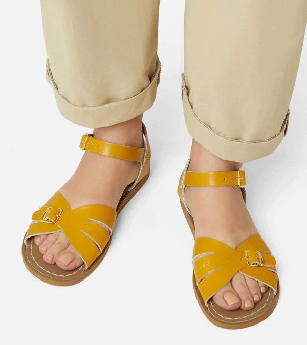 Adult Mustard Classic Sandals by Saltwater