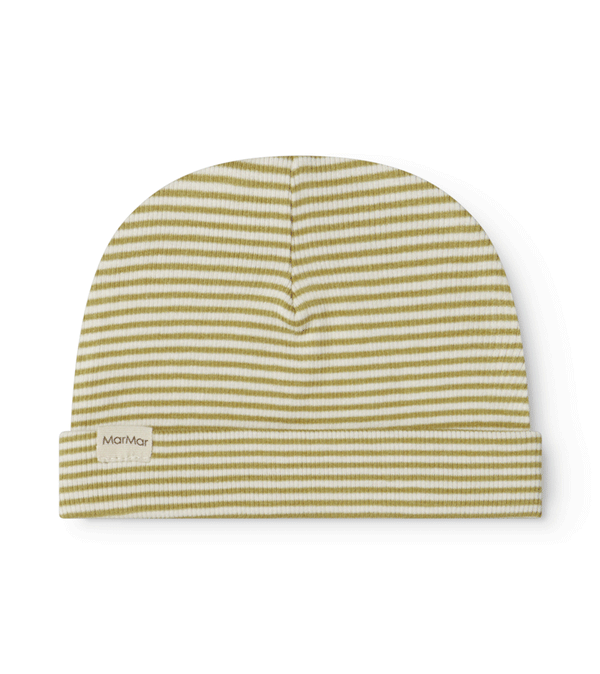 Olive Stripe Modal Aiko Hat by MarMar Copenhagen