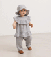 Mini Check Baby Alba Sun Hat by MarMar Copenhagen