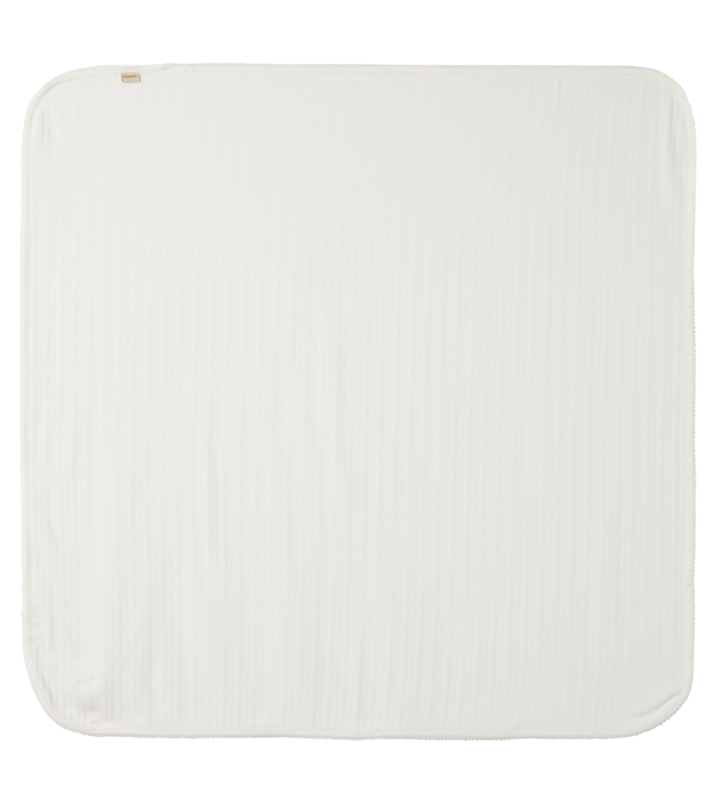 Gentle White Pointelle Modal Alida Baby Blanket by MarMar Copenhagen