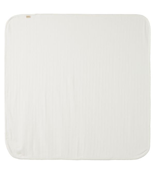 Gentle White Pointelle Modal Alida Baby Blanket by MarMar Copenhagen