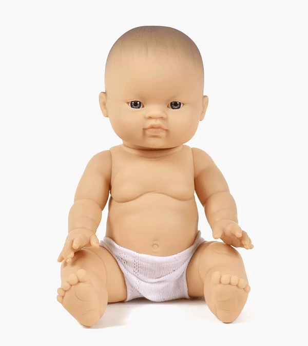 Alizee Girl Baby Doll with Blue Eyes by Minikane