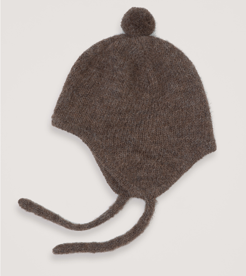 Pine Cone Alpaca Suri Bonnet by Serendipity