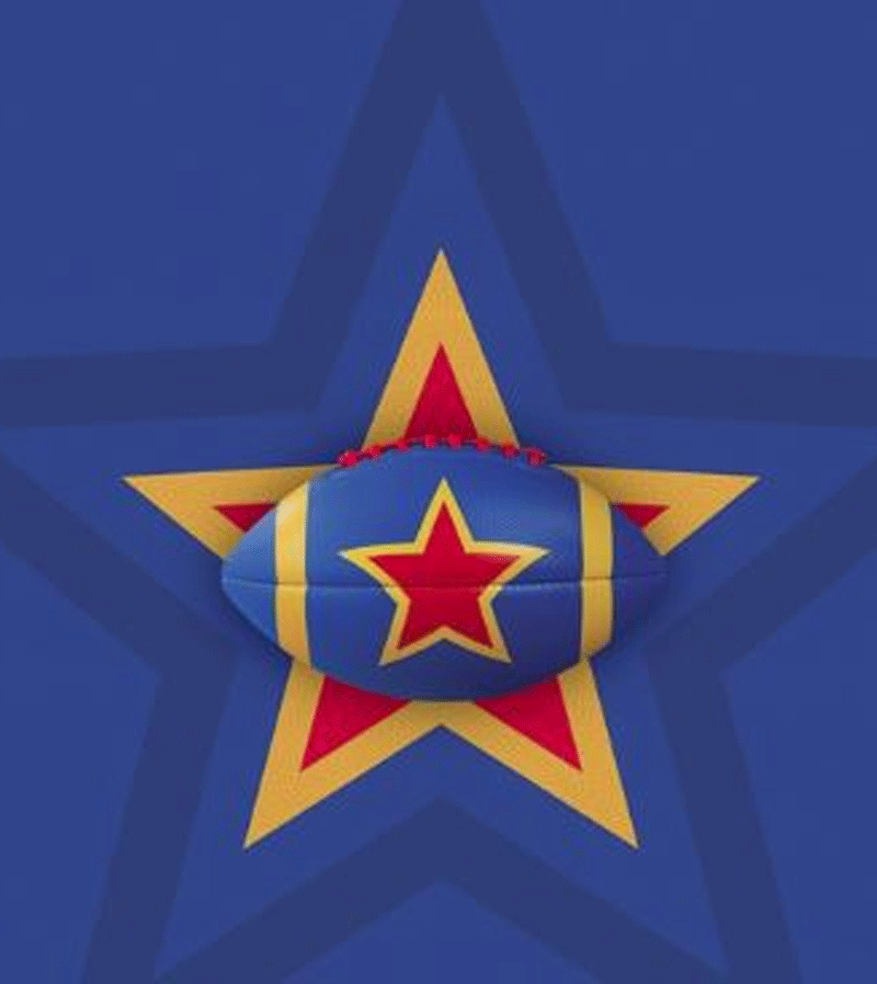 Red Star Soft American Football by Crocodile Creek
