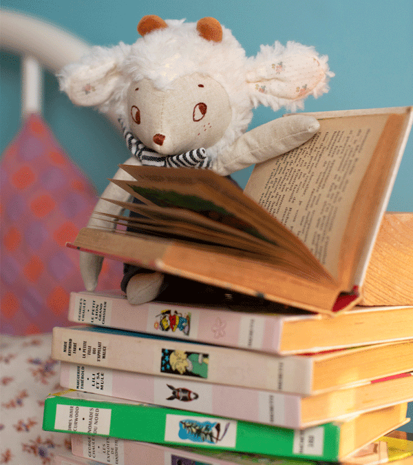 Nuage the Sheep Soft Apres la Pluie Toy by Lucille Michieli