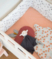 Apres la Pluie Nuage the Lamb Muslin Comforter by Lucille Michieli