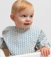 Floral Stripe Long Sleeved Apron by MarMar Copenhagen