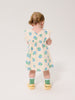 Pixel Flowers all over Ruffled Dress by Bobo Choses