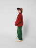 Multicolor Tiles Reversible Sheepskin Jacket by Bobo Choses