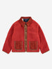 Multicolor Tiles Reversible Sheepskin Jacket by Bobo Choses