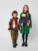Multicolor Tiles Reversible Sheepskin Jacket by Bobo Choses