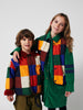 Multicolor Tiles Reversible Sheepskin Jacket by Bobo Choses