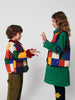 Multicolor Tiles Reversible Sheepskin Jacket by Bobo Choses