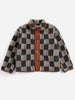 Almost Moiré all over Tedy Fleece Jacket by Bobo Choses