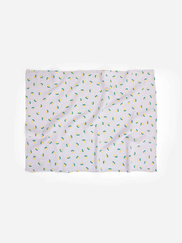Stamp Bloom all over Muslin Cloth by Bobo Choses